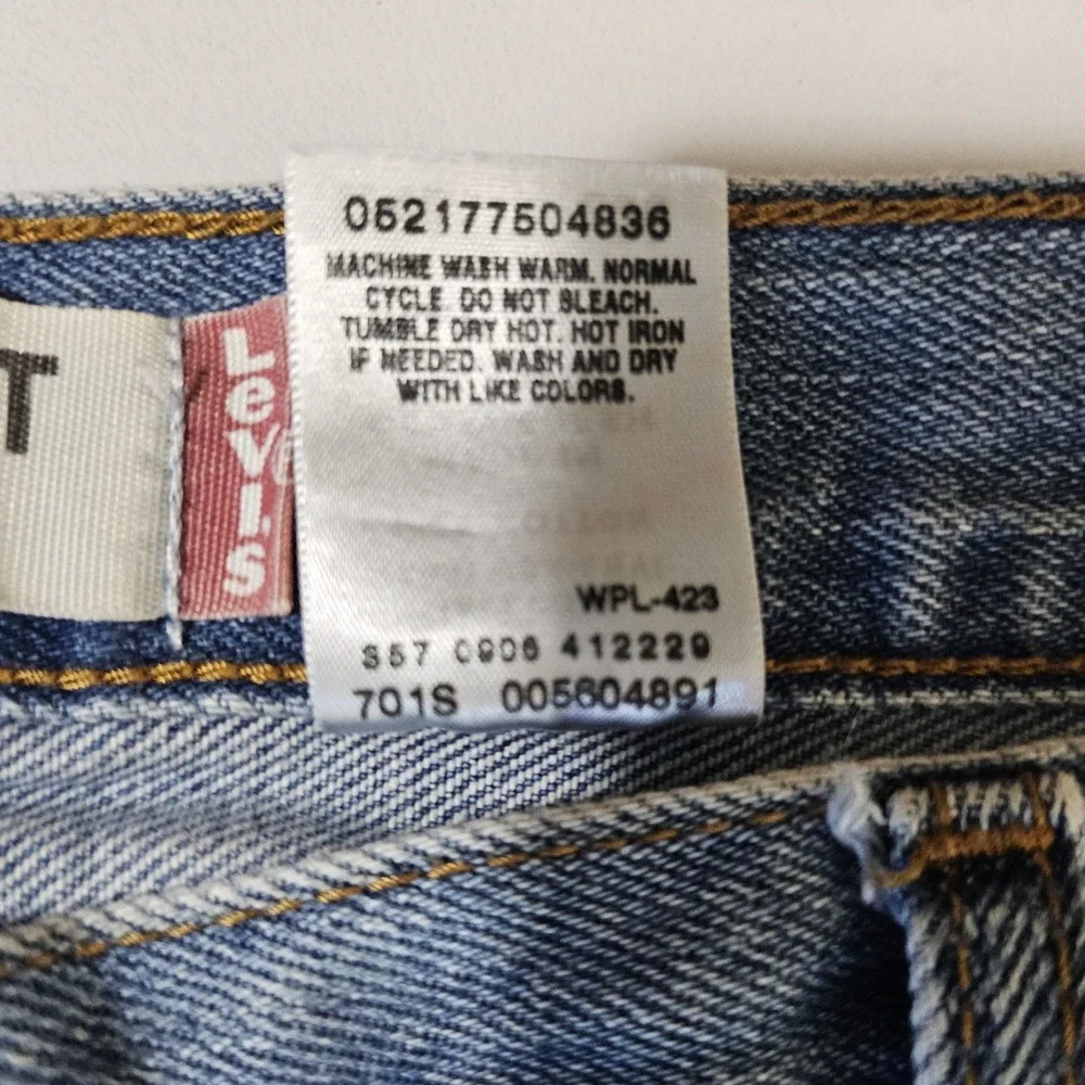 Vintage Levis 560 Mens 40x30 (28.5) Wide Leg Comfort‎ Fit Baggy Tapered Cotton